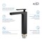 Kibi Infinity Single Handle Bathroom Vessel Sink Faucet with Pop Up Drain C-KBF1007MB-KPW101MB - alternate 9